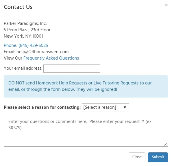 24HourAnswers customer support